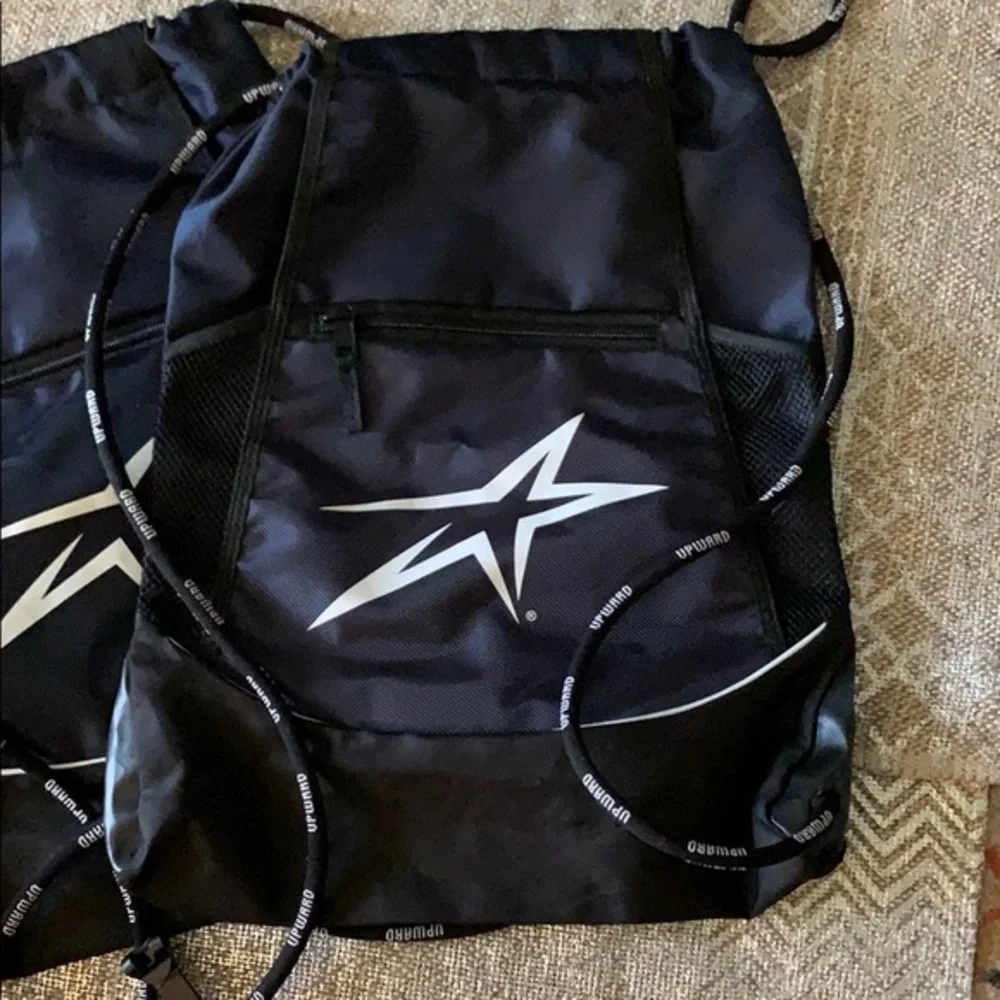 Bundle of 5 draw string backpacks Pre Owned